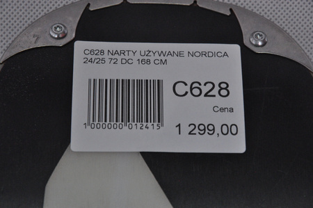 NARTY UŻYWANE NORDICA BELLE 72 DC 24/25 + TP2 11 168 cm NRC628