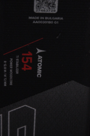 NARTY UŻYWANE ATOMIC REDSTER SC + M10 23/24 154 cm NRC479