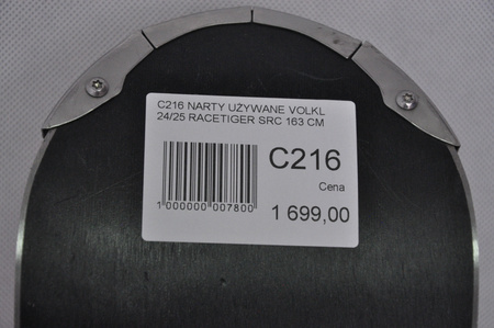 NARTY UŻYWANE VOLKL RACETIGER SRC + Motion 10 24/25 163 cm NRC216