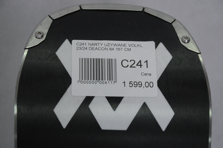 NARTY UŻYWANE VOLKL DEACON 84 + LowRide XL 13 23/24 167 cm NRC241