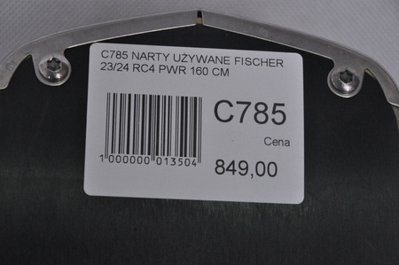 NARTY UŻYWANE FISCHER RC4 PWR 23/24 + RS10 160 cm NRC785