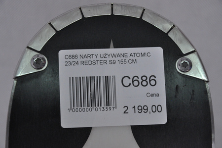 NARTY UŻYWANE ATOMIC REDSTER S9 + X12 GW 23/24 155 cm NRC686
