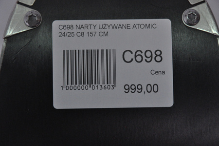 NARTY UŻYWANE ATOMIC CLOUD C8 + M10 24/25 157 cm NRC698