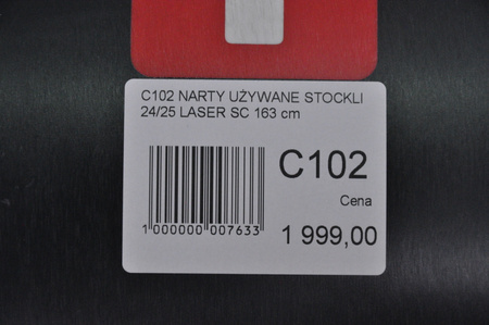 NARTY UŻYWANE STOCKLI LASER SC + MC11 24/25 163 cm NRC102