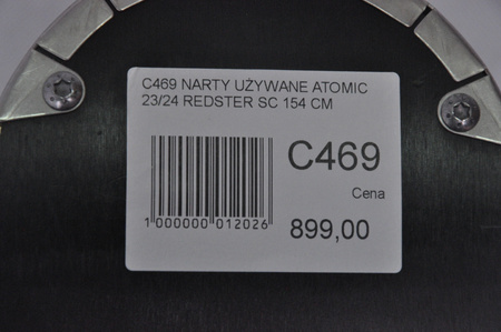NARTY UŻYWANE ATOMIC REDSTER SC + M10 23/24 154 cm NRC469