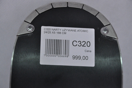 NARTY UŻYWANE ATOMIC REDSTER X5 + Atomic M10 GW 24/25 168 cm NRC320