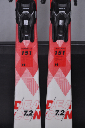 NARTY UŻYWANE VOLKL DEACON 7.2 + FTD 10 21/22 151 cm NRC1142