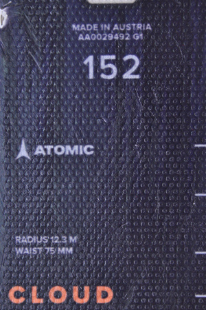 NARTY UŻYWANE ATOMIC CLOUD Q14 + X12 22/23 152 cm NRC594