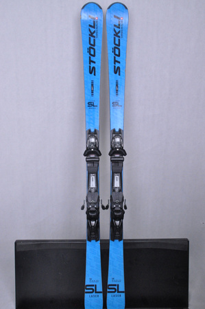 NARTY UŻYWANE STOCKLI LASER SL + MC11 24/25 160 cm NRC21