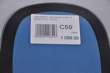 NARTY UŻYWANE KASTLE PX 81 + K11 23/24 179 cm NRC59