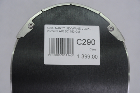 NARTY UŻYWANE VOLKL FLAIR SC 23/24 + Marker VMOTION 11 153 cm NRC290