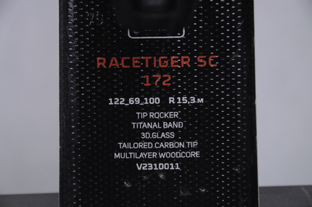 NARTY UŻYWANE VOLKL RACETIGER SC 23/24 + VMotion 12 172 cm NRC339