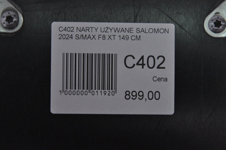 NARTY UŻYWANE SALOMON S/MAX F8 XT + M10 2024 149 cm NRC402