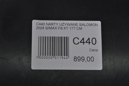 NARTY UŻYWANE SALOMON S/MAX F8 XT + M10 2024 177 cm NRC440