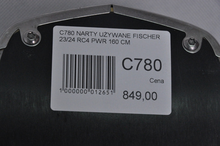 NARTY UŻYWANE FISCHER RC4 PWR 23/24 + RS10 160 cm NRC780