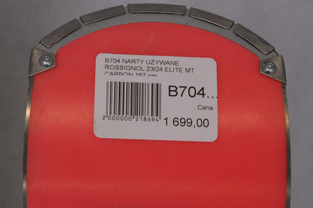 NARTY UŻYWANE ROSSIGNOL ELITE MT CARBON + LOOK KONECT12 23/24 167 cm NRB704
