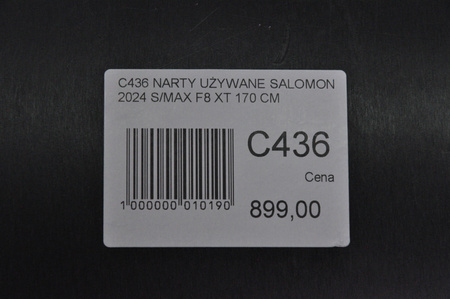 NARTY UŻYWANE SALOMON S/MAX F8 XT + M10 2024 170 cm NRC436