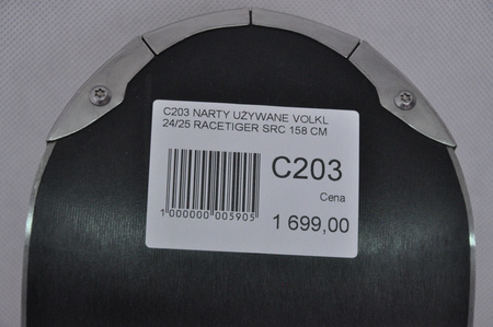 NARTY UŻYWANE VOLKL RACETIGER SRC + Motion 10 24/25 158 cm NRC203