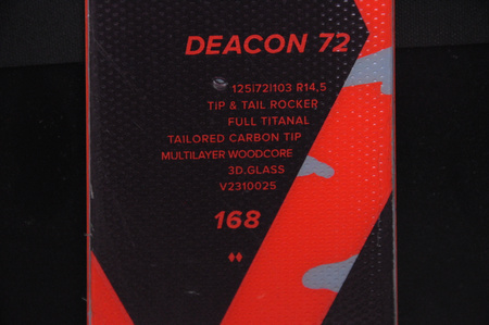 NARTY UŻYWANE VOLKL DEACON 72 + Motion 12 23/24 168 cm NRC248