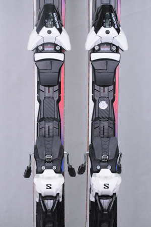 NARTY UŻYWANE SALOMON ADDIKT + Salomon Z12 24/25 163 cm NRC62