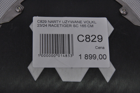 NARTY UŻYWANE VOLKL RACETIGER SC 23/24 + VMotion 12 165 cm NRC829