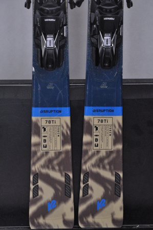 NARTY UŻYWANE K2 DISRUPTION 78TI + MXC 12 24/25 156 cm NRC988