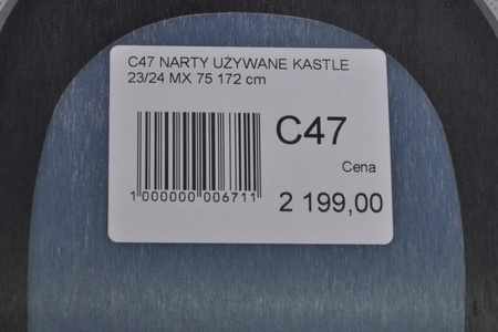 NARTY UŻYWANE KASTLE MX 75 + K12 PRW 23/24 172 cm NRC47
