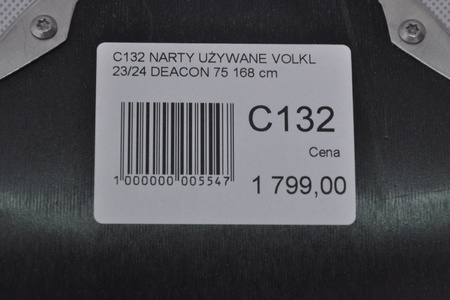 NARTY UŻYWANE VOLKL DEACON 75 + Motion 12 23/24 168 cm NRC132