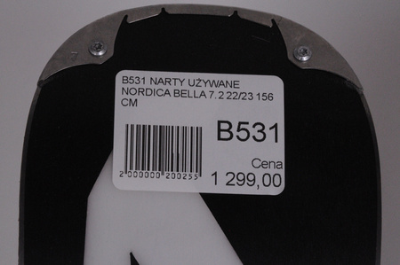 NARTY UŻYWANE NORDICA BELLE 7.2 + TP2 11 24/25 156 cm NRB531