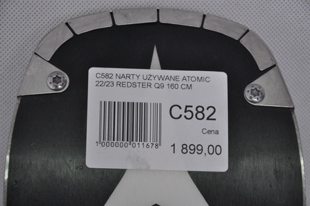 NARTY UŻYWANE REDSTER Q9 + X12 22/23 160 cm NRC582