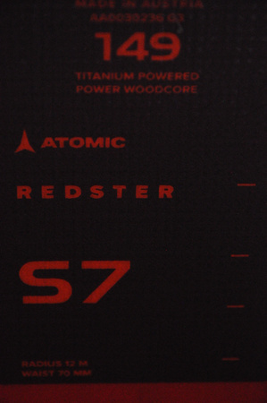 NARTY UŻYWANE ATOMIC REDSTER S7 + M12 GW 22/23 149 cm NRC712