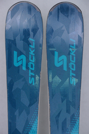 NARTY UŻYWANE STOCKLI MONTERO AS + Salomon Strive 11 24/25 166 cm NRC74