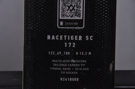 NARTY UŻYWANE VOLKL RACETIGER SC 24/25 + VMotion 12 172 cm NRC837