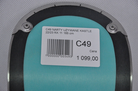 NARTY UŻYWANE KASTLE RX 11 + K12 22/23 165 cm NRC49