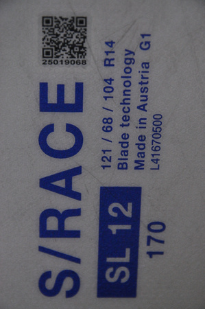 NARTY UŻYWANE SALOMON S/RACE SL 12 + Salomon Z12 23/24 170 cm NRC561