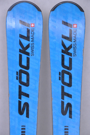 NARTY UŻYWANE STOCKLI LASER SL + MC11 24/25 160 cm NRC25