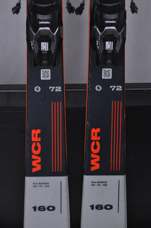 NARTY UŻYWANE BLIZZARD WCR 72 + TLT 10 24/25 160 cm NRC916