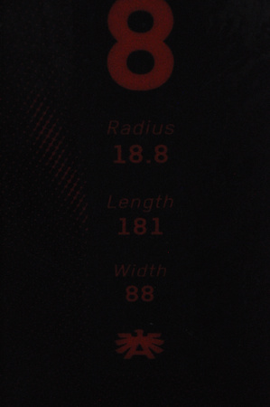 NARTY UŻYWANE KASTLE MX 88 + Salomon K12 PRW 24/25 181 cm NRC751