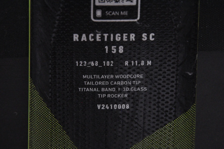 NARTY UŻYWANE VOLKL RACETIGER SC 24/25 + VMotion 12 158 cm NRC818