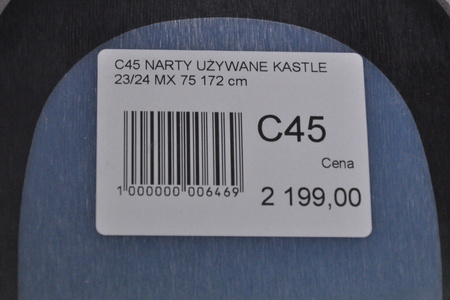 NARTY UŻYWANE KASTLE MX 75 + K12 PRW 23/24 172 cm NRC45