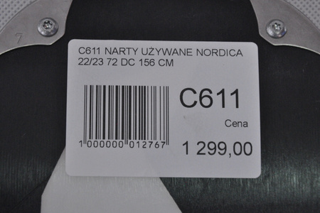 NARTY UŻYWANE NORDICA BELLE 72 DC 22/23 + TP2 11 156 cm NRC611