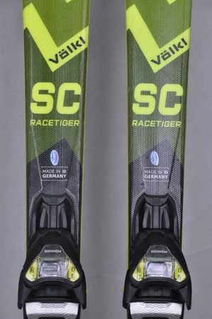 NARTY UŻYWANE VOLKL RACETIGER SC 24/25 + VMotion 12 158 cm NRC825
