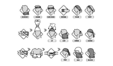 JUNIORSKI BUFF CHUSTA ORIGINAL POW Riam Blue by Turbo Bambi