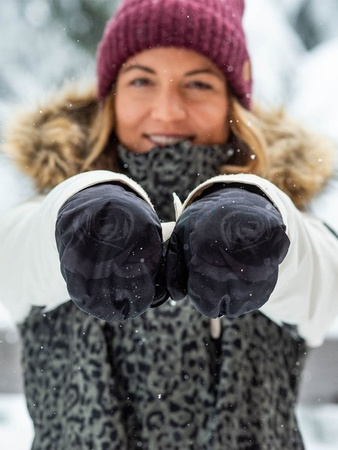 DAMSKIE RĘKAWICE SNOWBOARDOWE VOLCOM HANDPLANT MITT Black