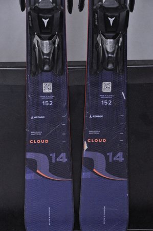 NARTY UŻYWANE ATOMIC CLOUD Q14 + X12 22/23 152 cm NRC595