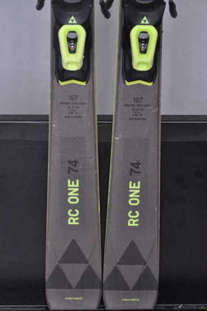 NARTY UŻYWANE FISCHER RC ONE 74 22/23 + RS10 167 cm NRC1024