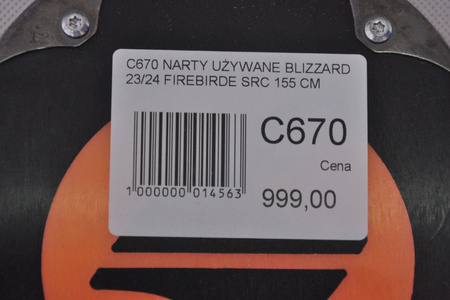 NARTY UŻYWANE BLIZZARD FIREBIRD SRC + XCELL 14 23/24 155 cm NRC670