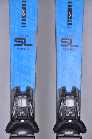 NARTY UŻYWANE STOCKLI LASER SL + MC11 24/25 160 cm NRC25