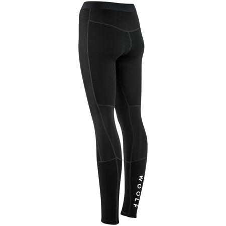 DAMSKIE SPODNIE TERMOAKTYWNE WOOLF MERINO NIBBI PERFORMANCE Black