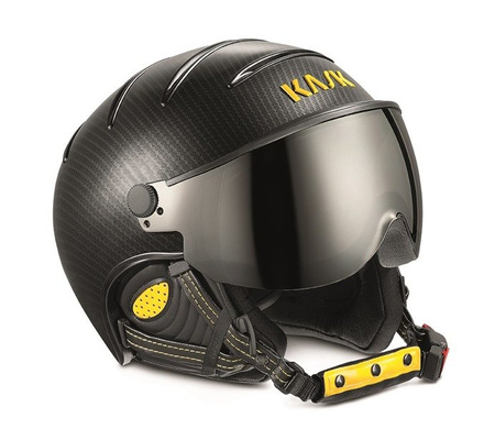 KASK NARCIARSKI KASK ELITE PRO Carbon/Black Yellow